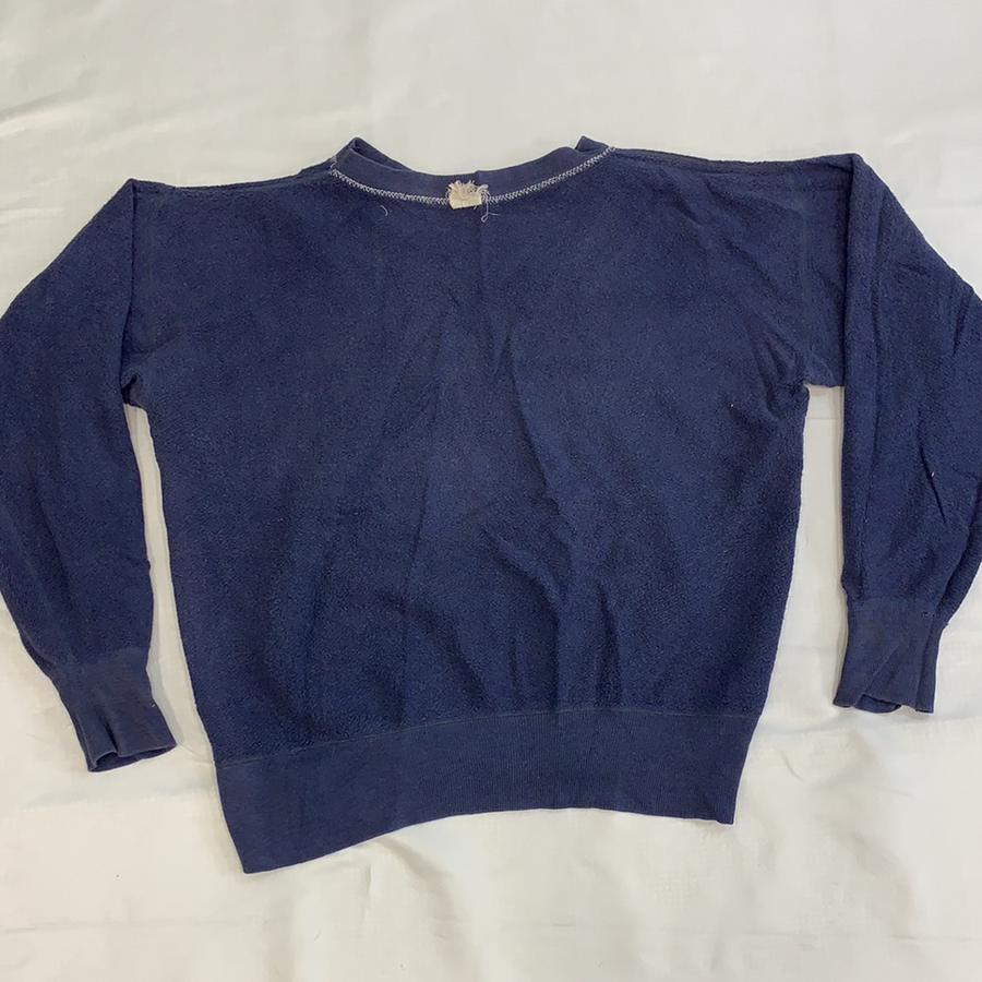 Vintage 60-70s Navy Blue Crewneck Sweater