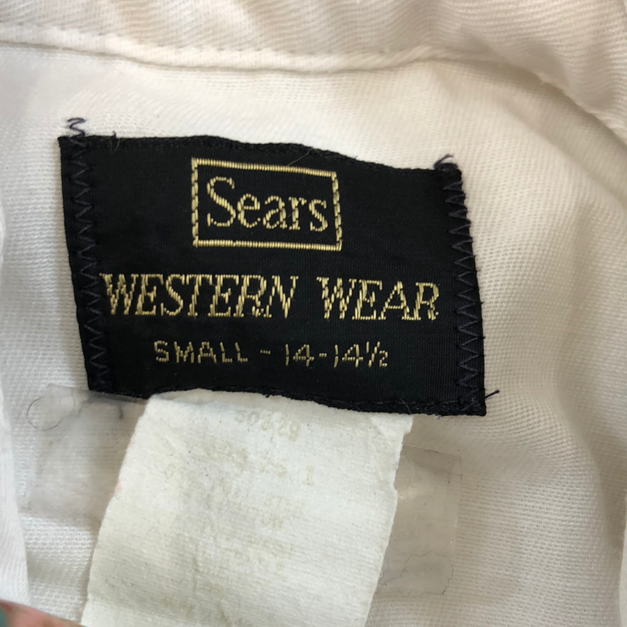 Vintage Sears Western Long Sleeve Button Up