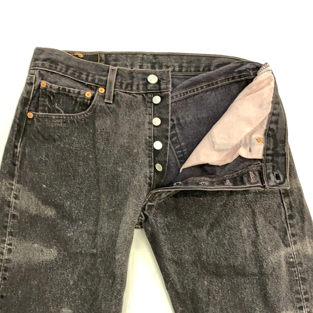 Size 30x32 Vintage Levi's 517 Black Bootcut Jeans Light