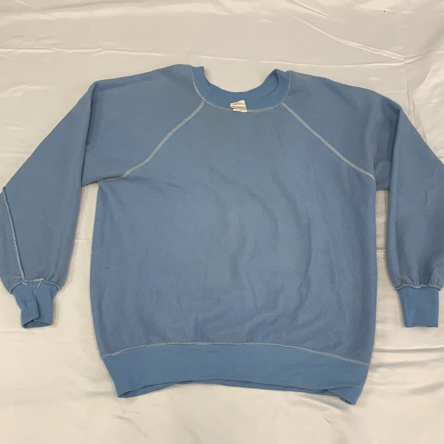 Vintage Mickey Mouse Baby Blue Crewneck Sweater - XL