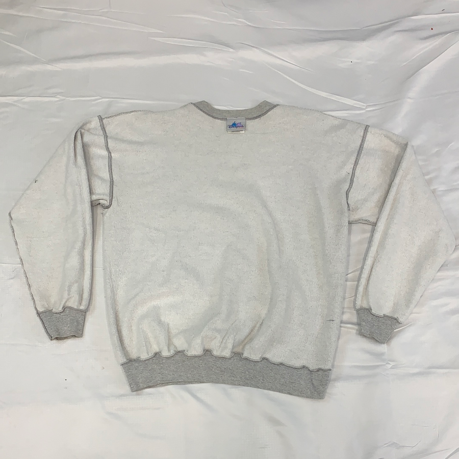Vintage Mickey Mouse Grey Crewneck Sweater - L