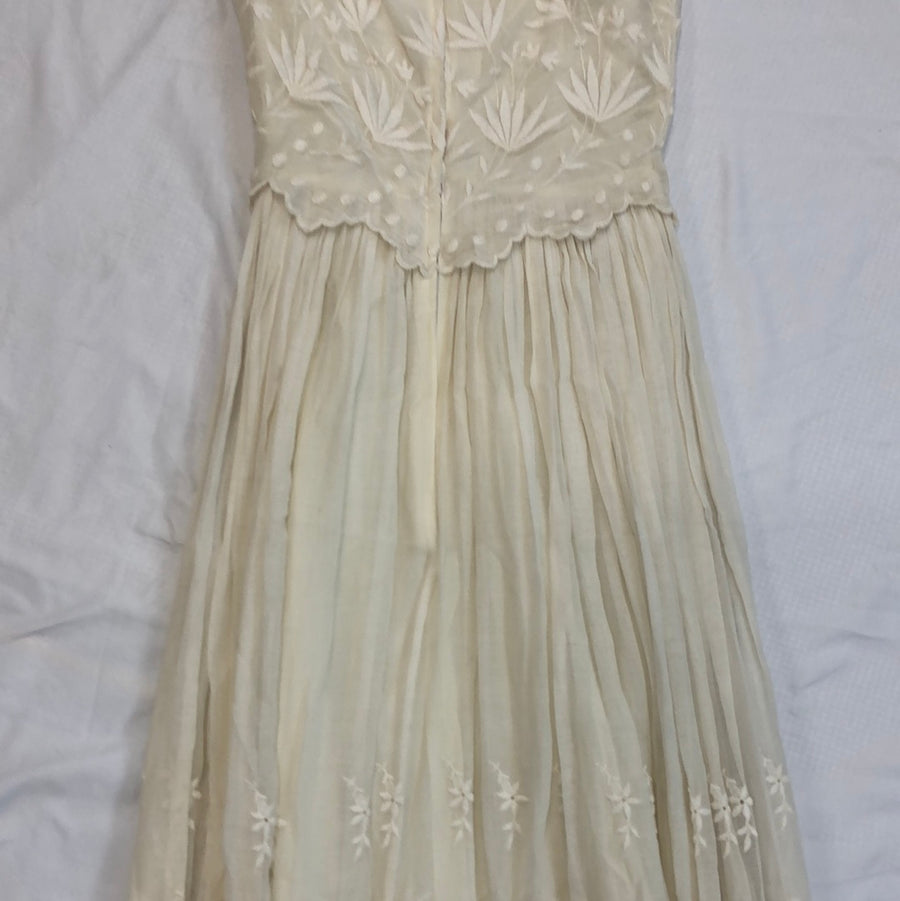 Vintage Cream Lace Bridal Dress The Era NYC Vintage Cream Lace Bridal Dress The Era NYC