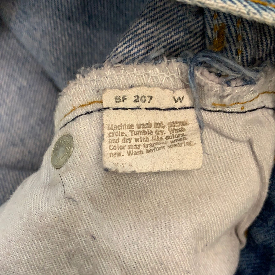 Vintage Levi’s Custom Stencil Jeans - W30 - The Era NYC