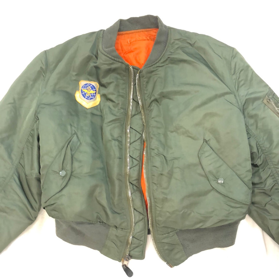 Vintage Military Bomber Flight Jacket