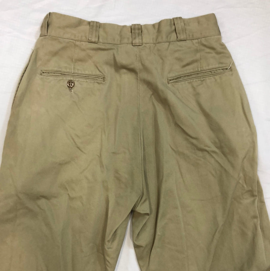 Vintage Beige Military Pants