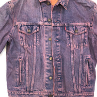 Vintage Levi's Hard Rock Cafe London Purple Denim Jacket – The Era NYC