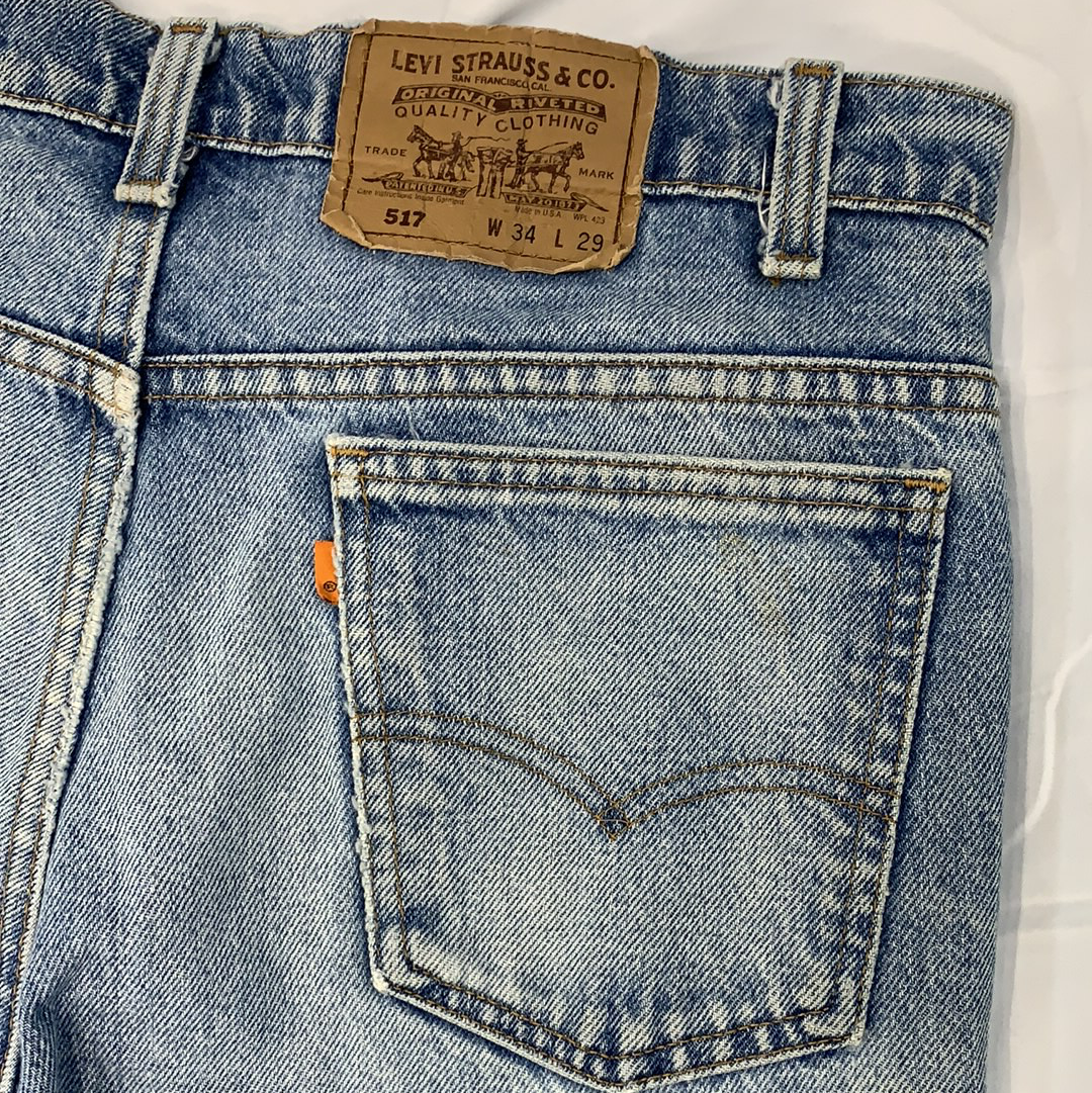 90’s Levi’s 517 relaxed jeans W34 VINTAGE 90's LEVI'S 517 WOMEN'S JUNIOR 11 x 34 SLIM FIT BOOT