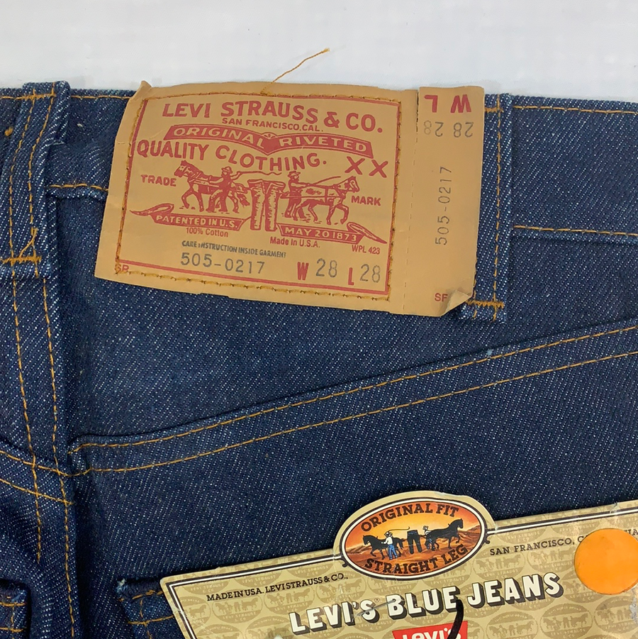 Vintage Levi’s 505 denim pants - 28in