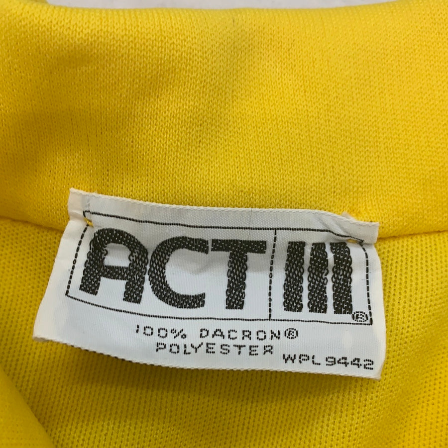 Vintage Act lll button up yellow shirt