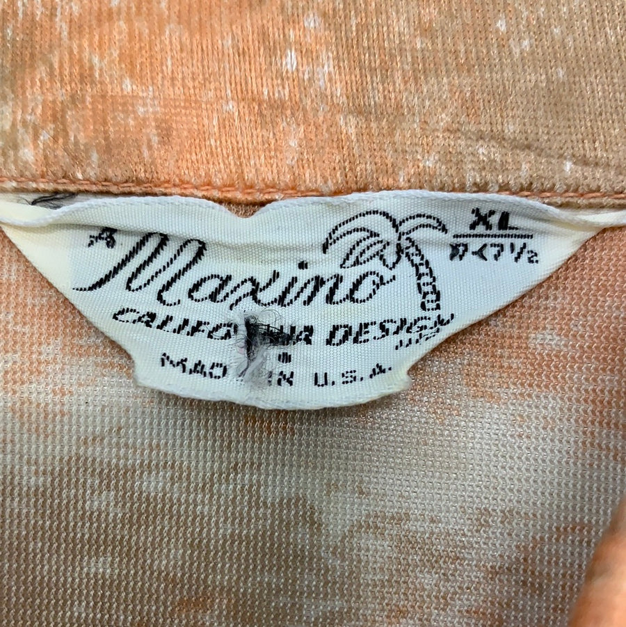 Vintage Maximo silk button up top