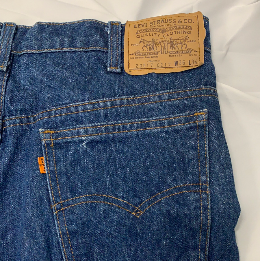 Vintage Levi’s 1960 Dark Blue Denim Jeans - W36 - The Era NYC