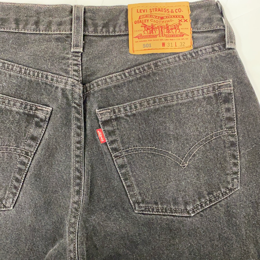 Black Vintage Levi’s 501 Jeans - W31 - The Era NYC