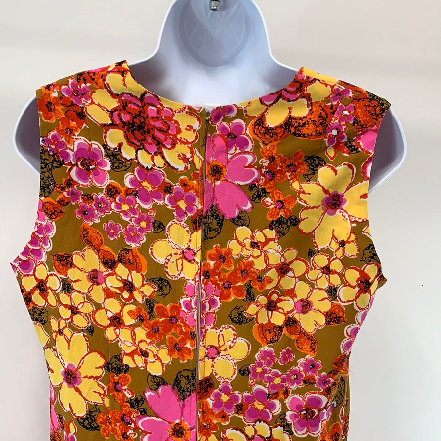 Vintage 1960-80s floral dress