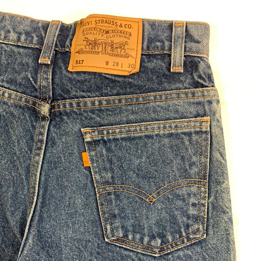 Vintage Levi’s Orange Tab Denim 517 Pants - 28in
