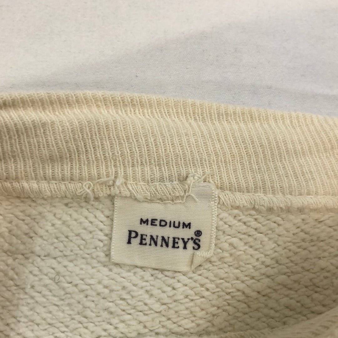 Vintage White Penney's Sweatshirt – The Era NYC