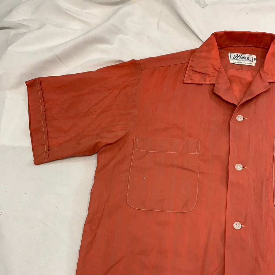 Vintage Hinco Tetoron short sleeve button up shirt