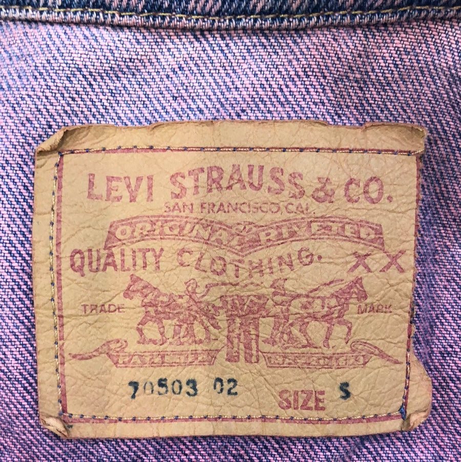 Vintage Levi’s Hard Rock Cafe London Purple Denim Jacket