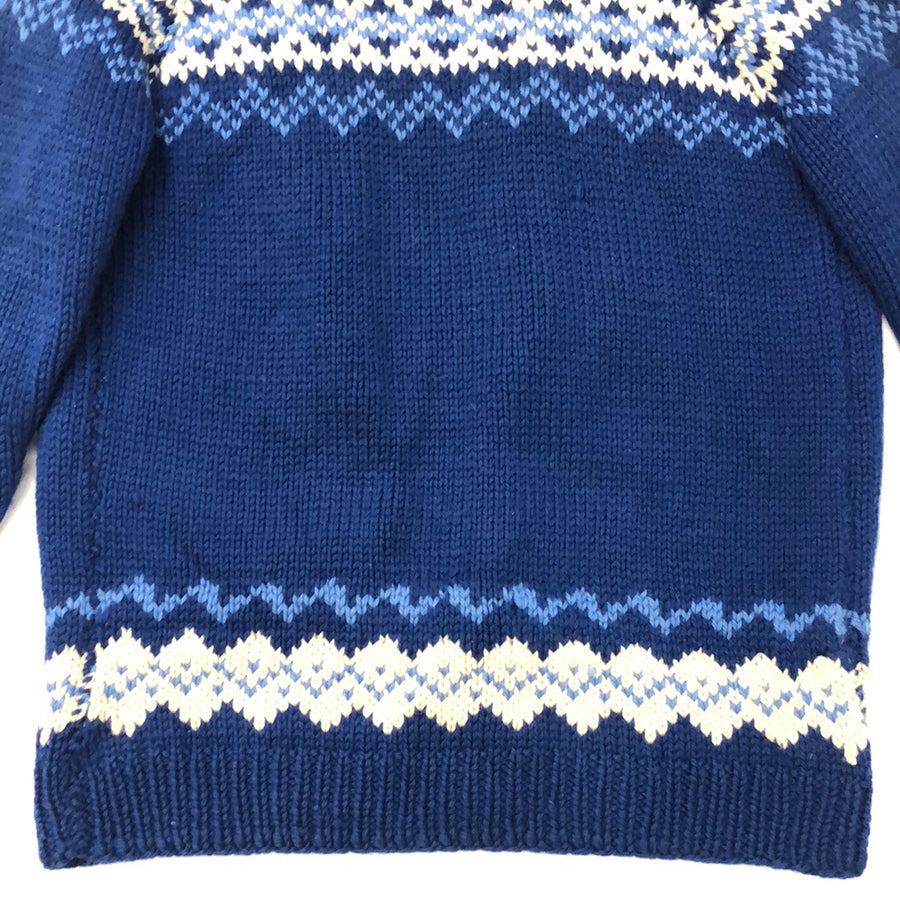 Vintage Blue Knit Sweater