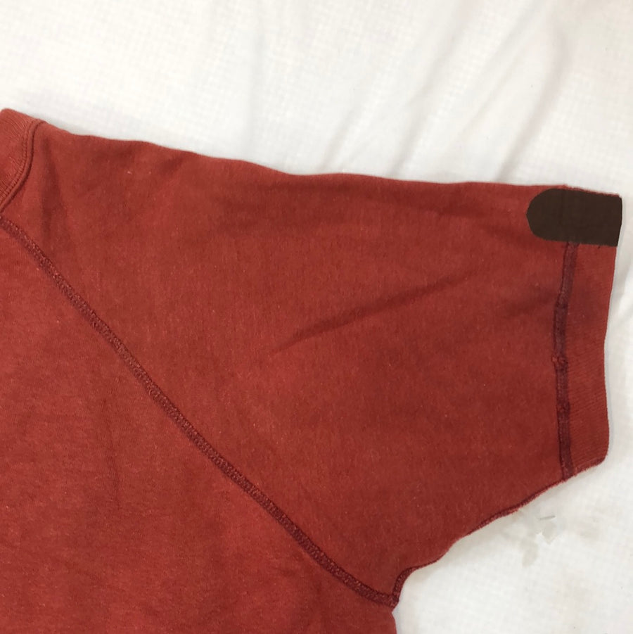 Vintage Red Short Sleeve Sweatshirt
