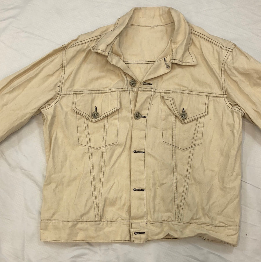 Vintage Cream Denim Jacket