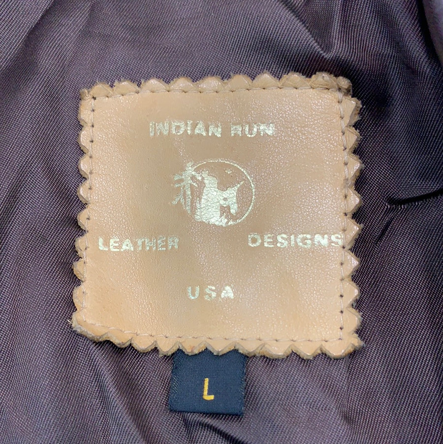 Vintage Indian run leather jacket