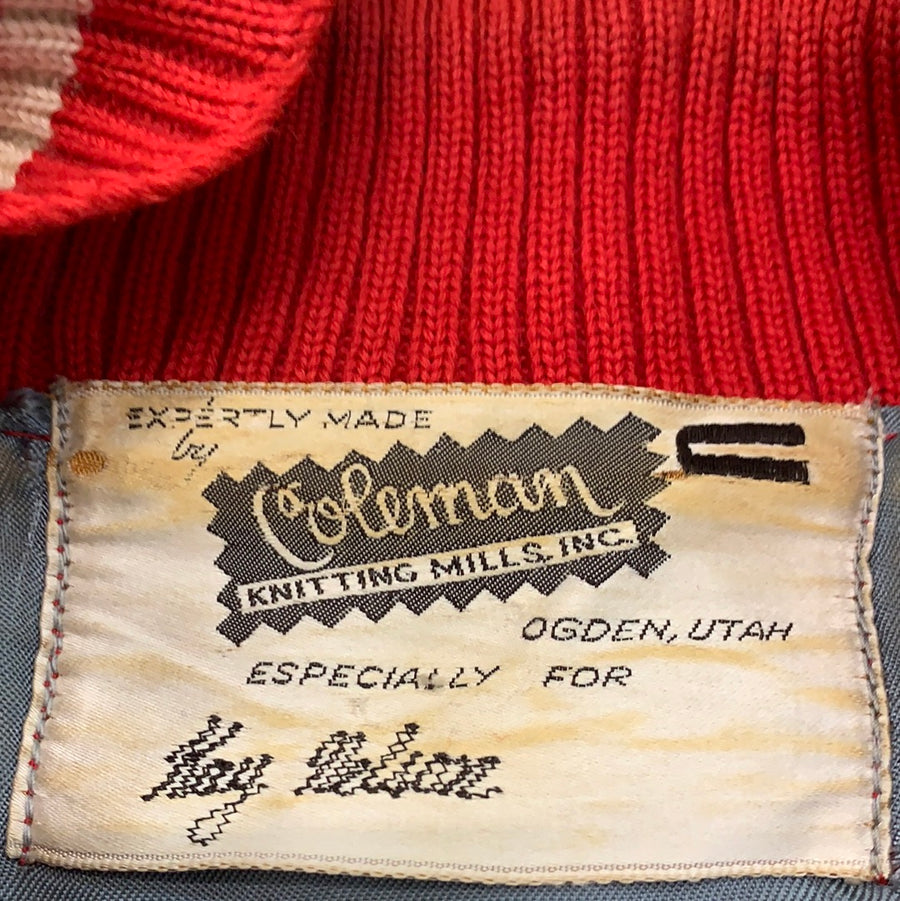 Vintage Red letterman jacket