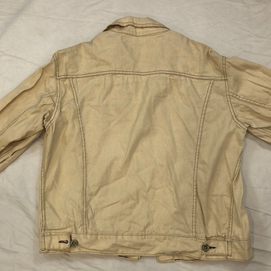 Vintage Cream Denim Jacket