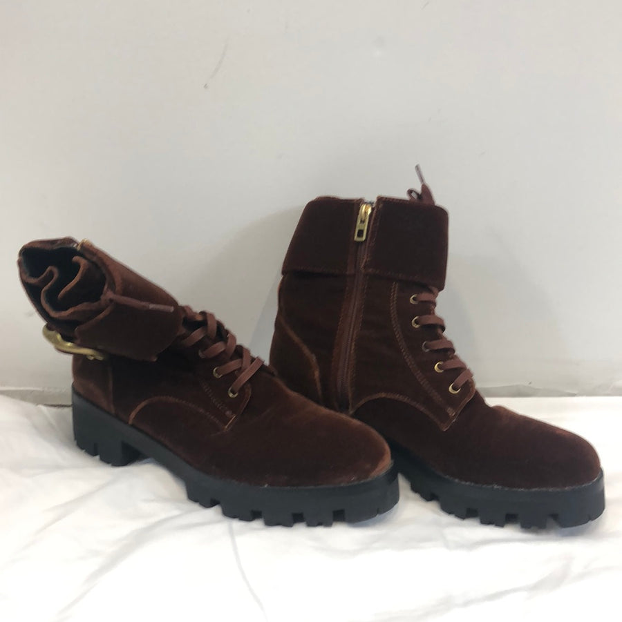 Coach Velvet Brown Boots - 10 US