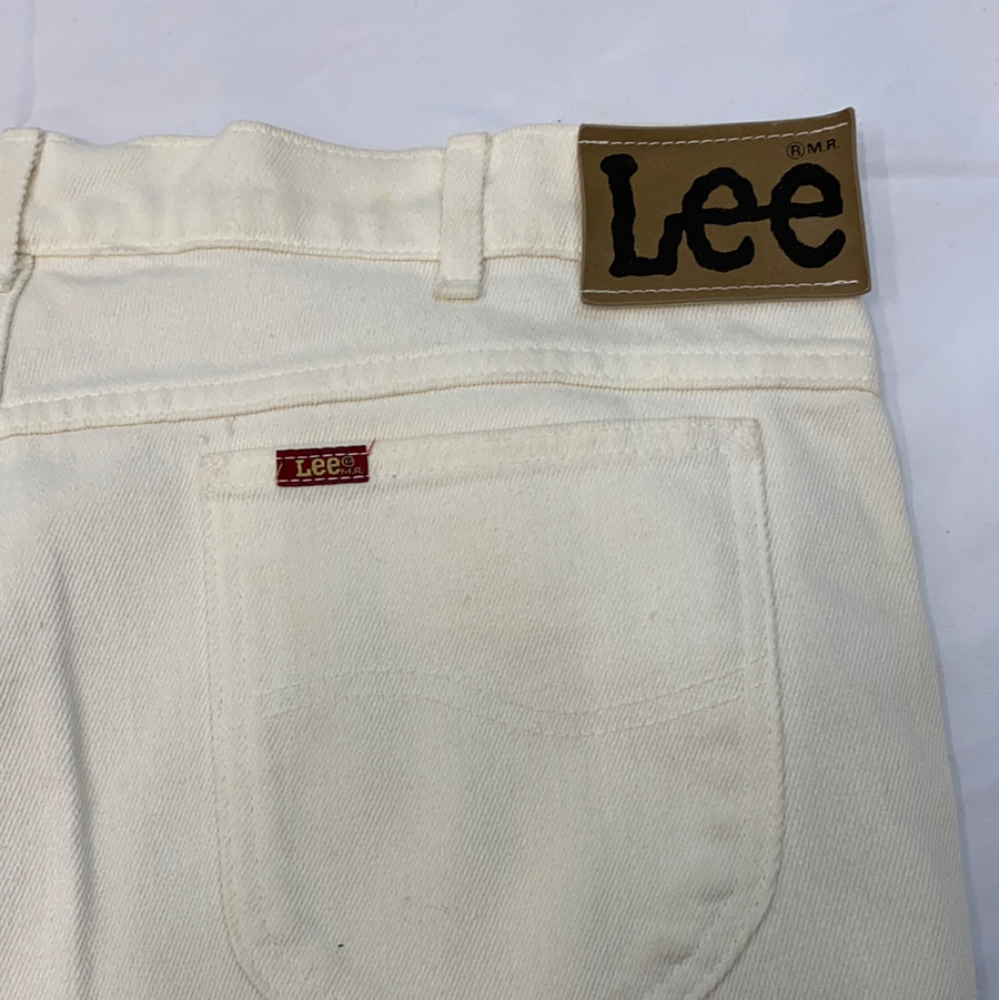 Vintage Lee Cream Denim Pants - W44 - The Era NYC