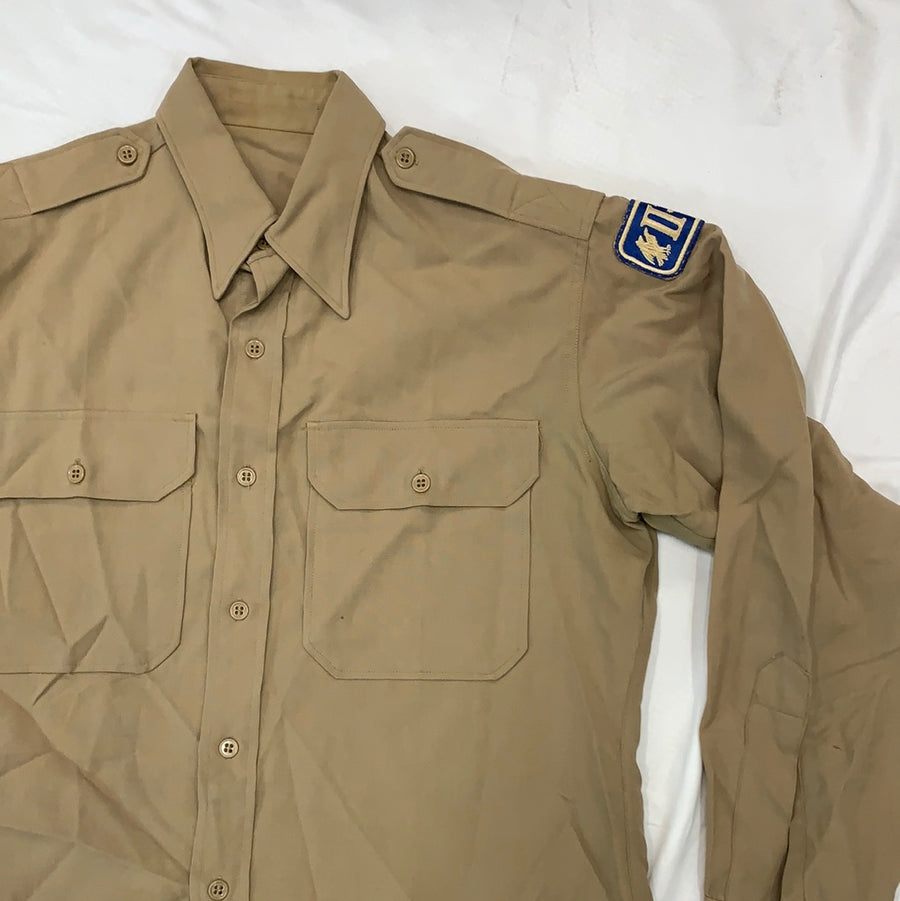 Vintage U.S Army button up top