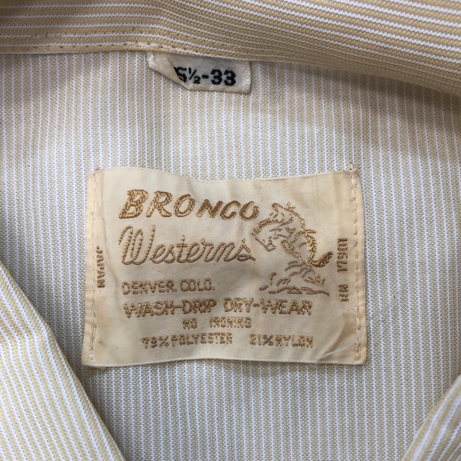 Vintage Bronco Western Button Up