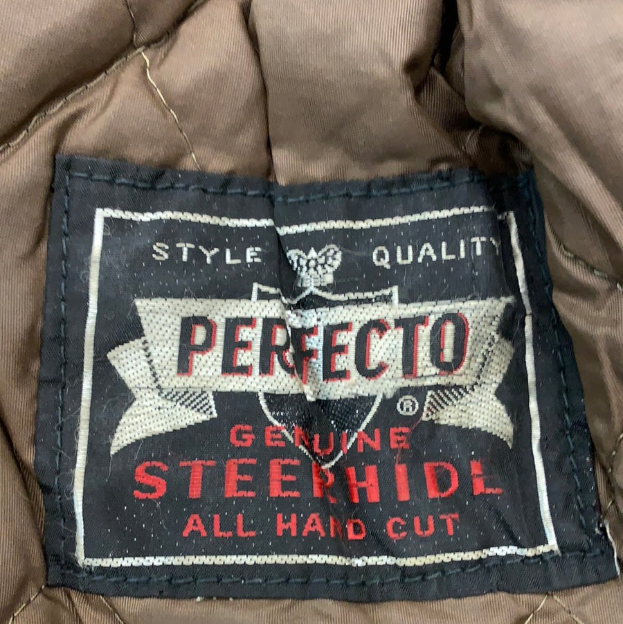Vintage perfecto genuine steerhide leather jacket