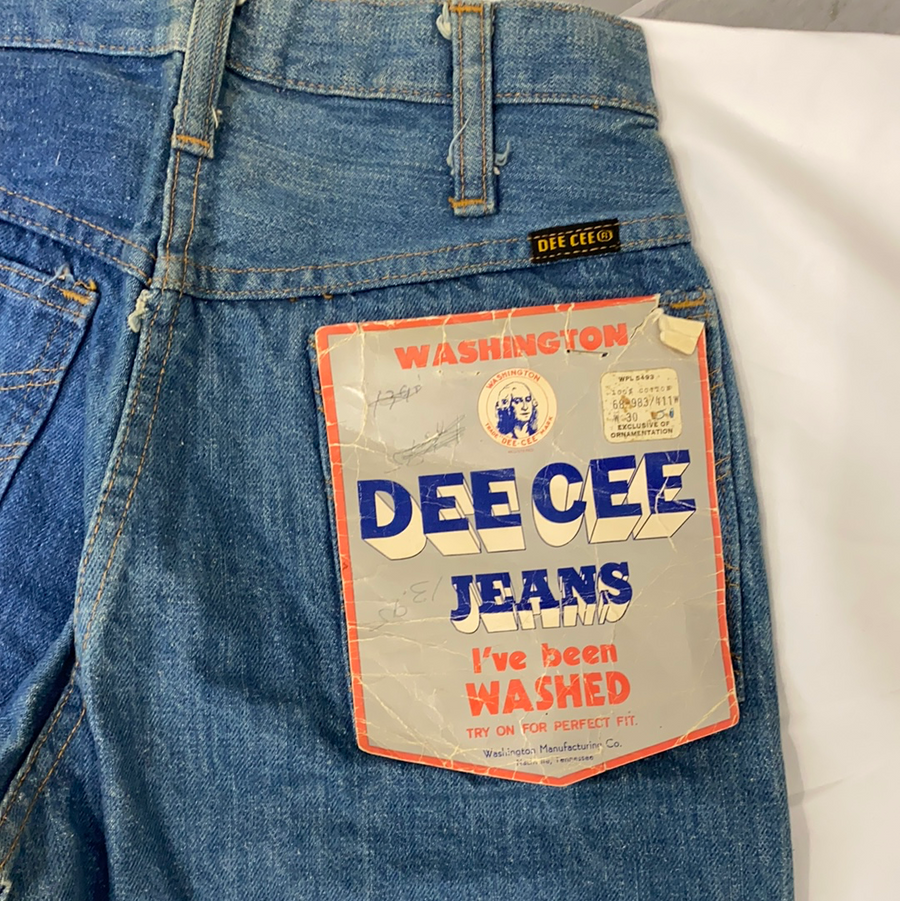 Vintage Dee Cee Denim Boot Cut Flared Jeans - W30 - The Era NYC