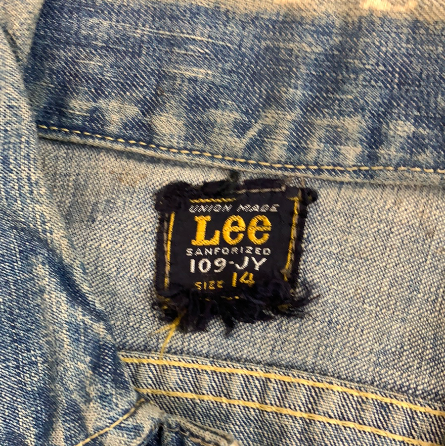 Lee sanforized denim clearance jacket