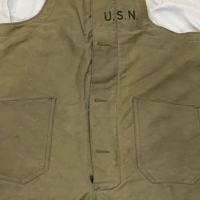 Vintage Navy Department overalls