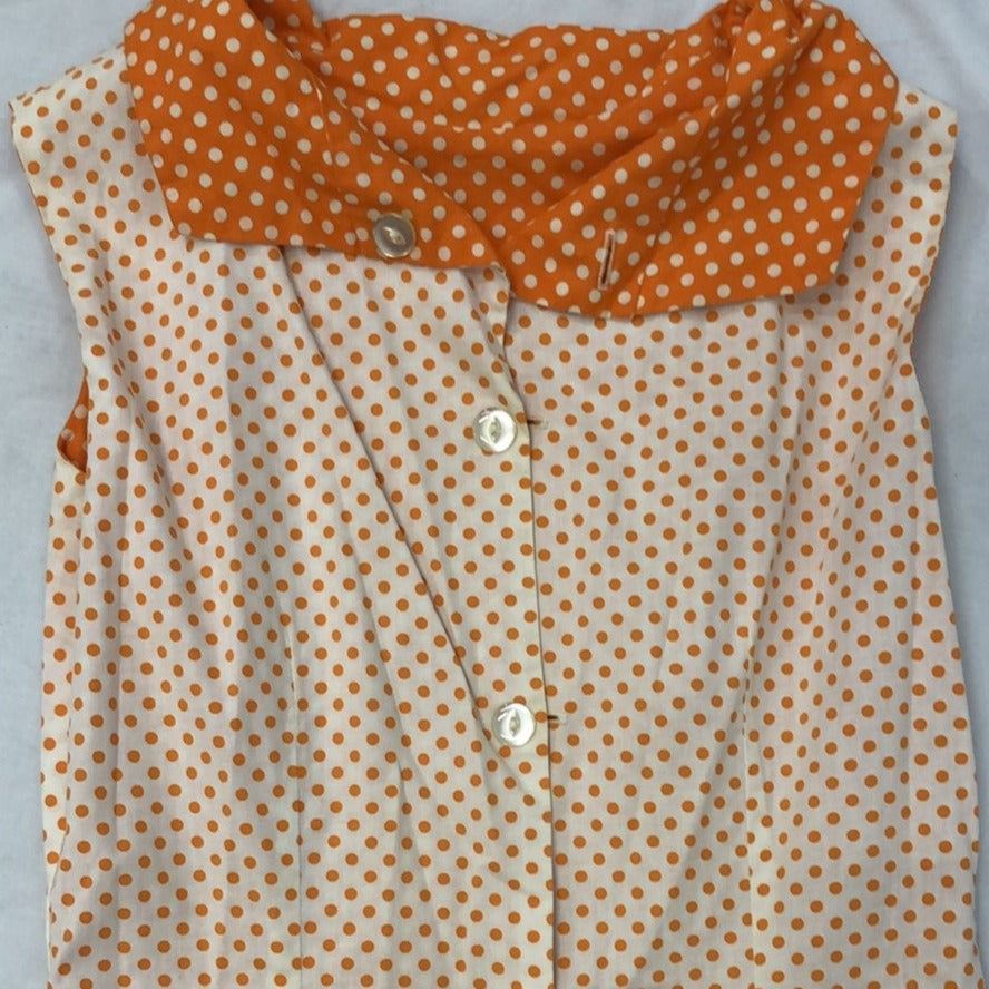 Vintage Orange Reversible Dress