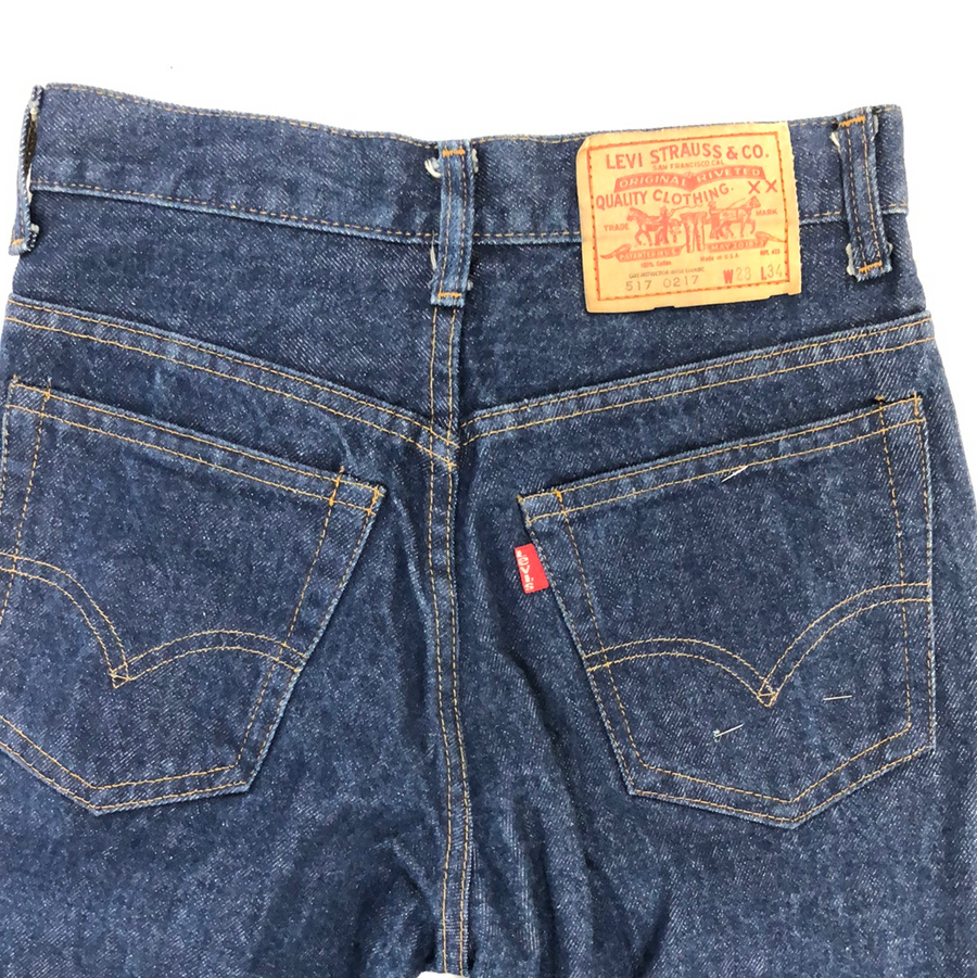 Vintage Levi’s denim 517 Boot Cut Red Tab Jeans - 28in