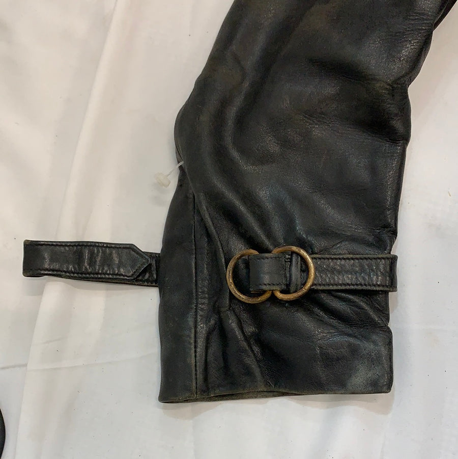 Vintage German Leather trench coat