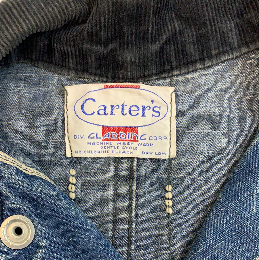 Vintage Carter’s Denim W/ Corduroy Collar Jacket