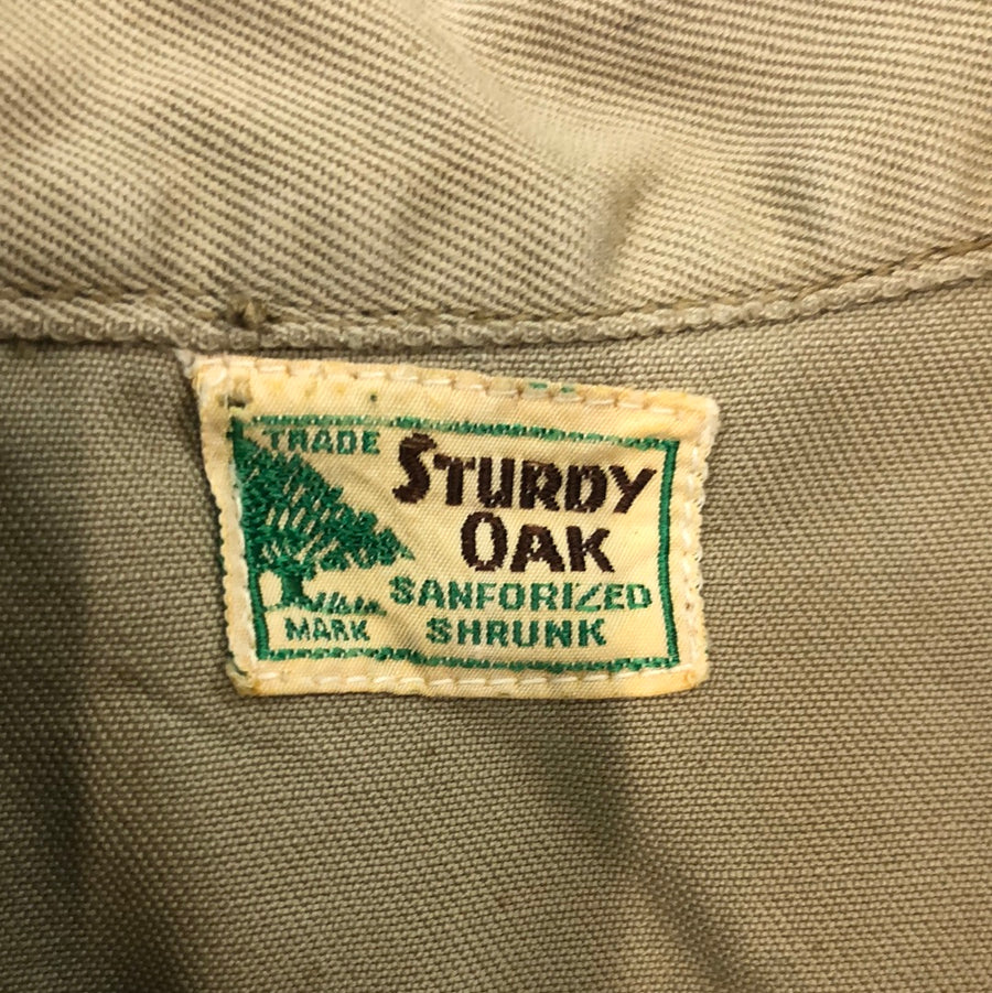 Vintage Sturdy Oak Sanforized Button Up