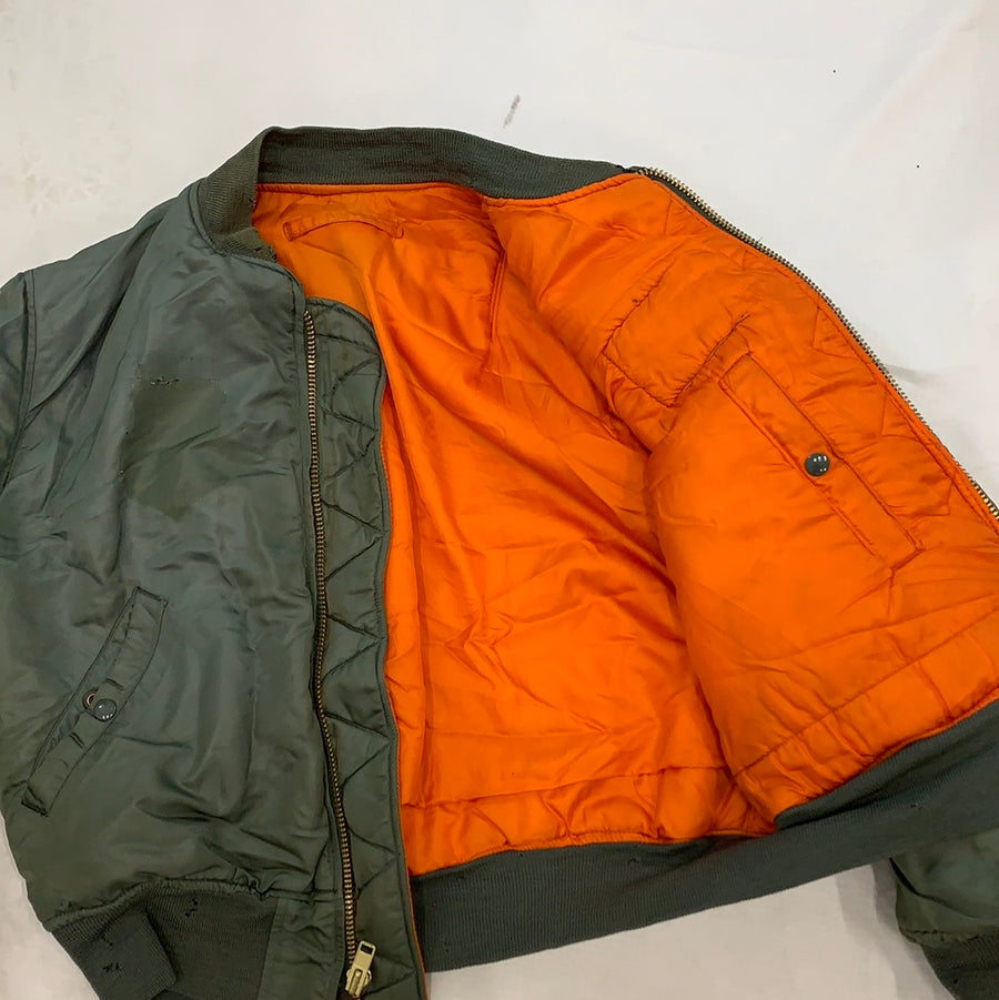 Vintage military bomber jacket