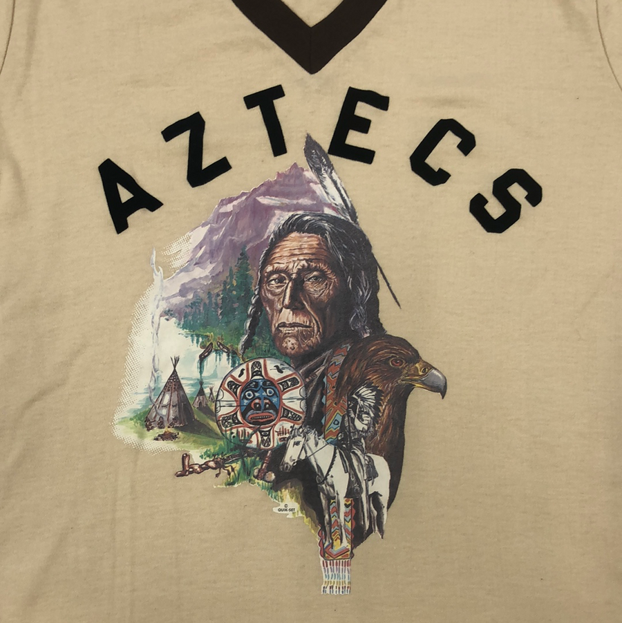 Vintage Aztecs Tan T Shirt