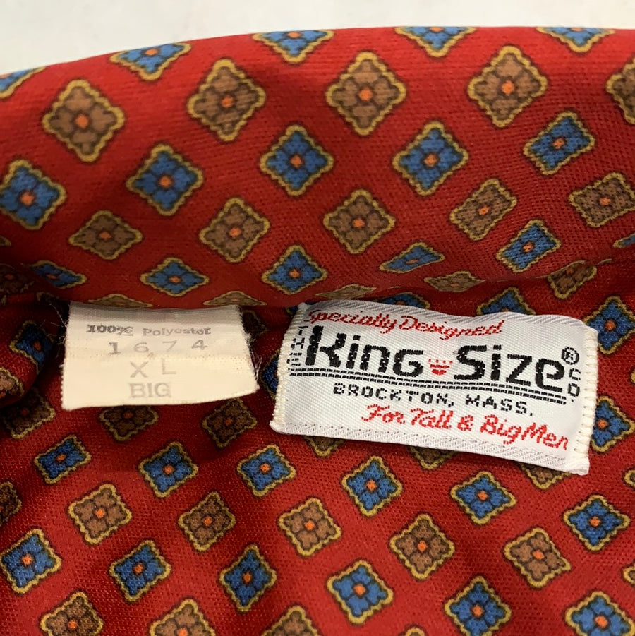 Vintage King Size button up Shirt