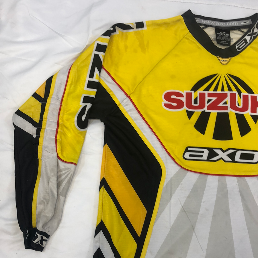 Vintage Yellow Suzuki T Shirt 1990s