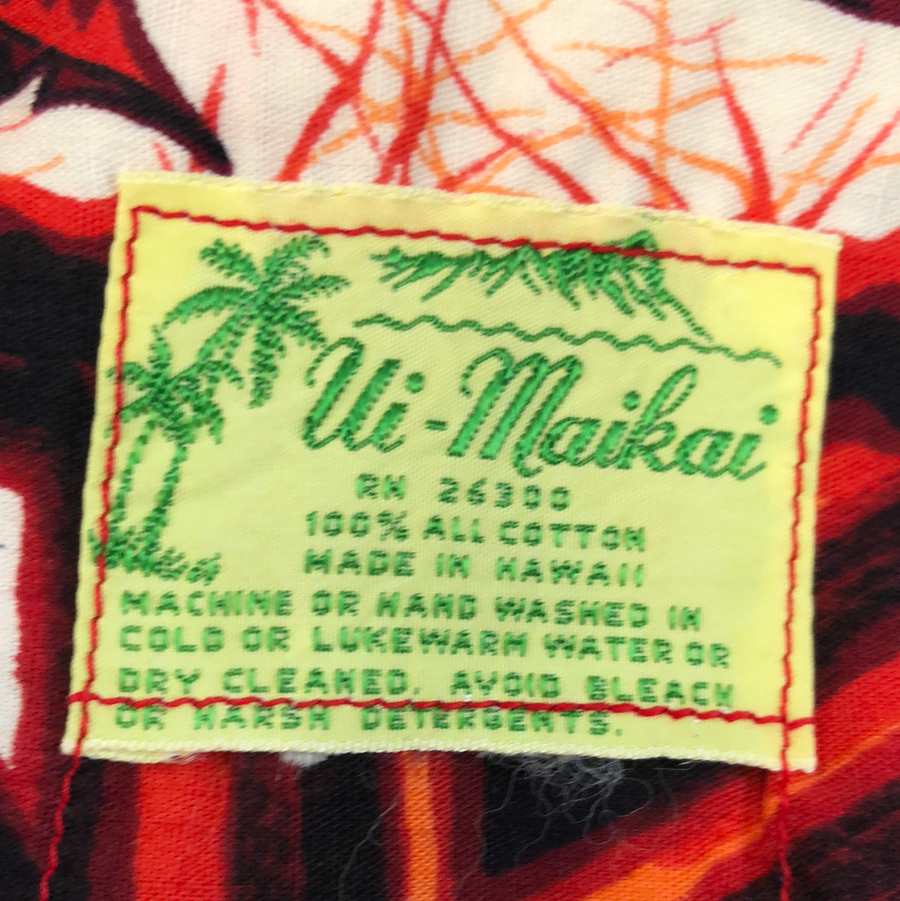 Vintage UI Maikai Men’s Hawaiian Short Sleeve Button Up