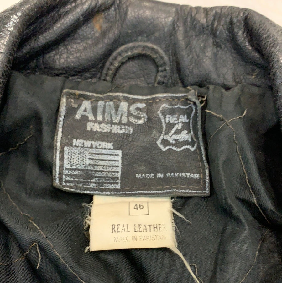 Vintage Aims Fashion leather jacket