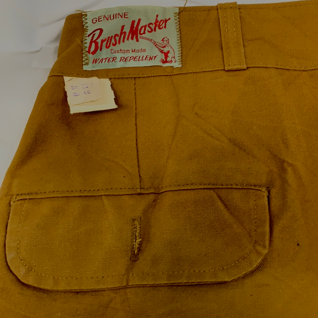 Vintage Brush Master Tan Water Repellent Pants - W46 – The