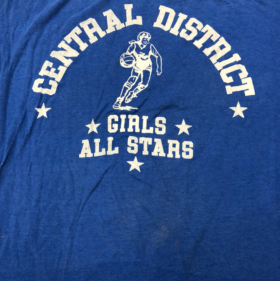 Vintage Blue Central District T Shirt