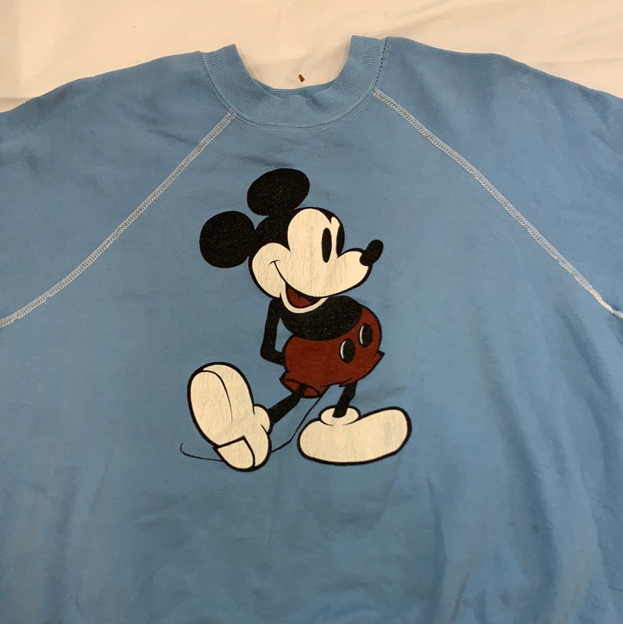 Vintage Mickey Mouse Blue crewneck sweater