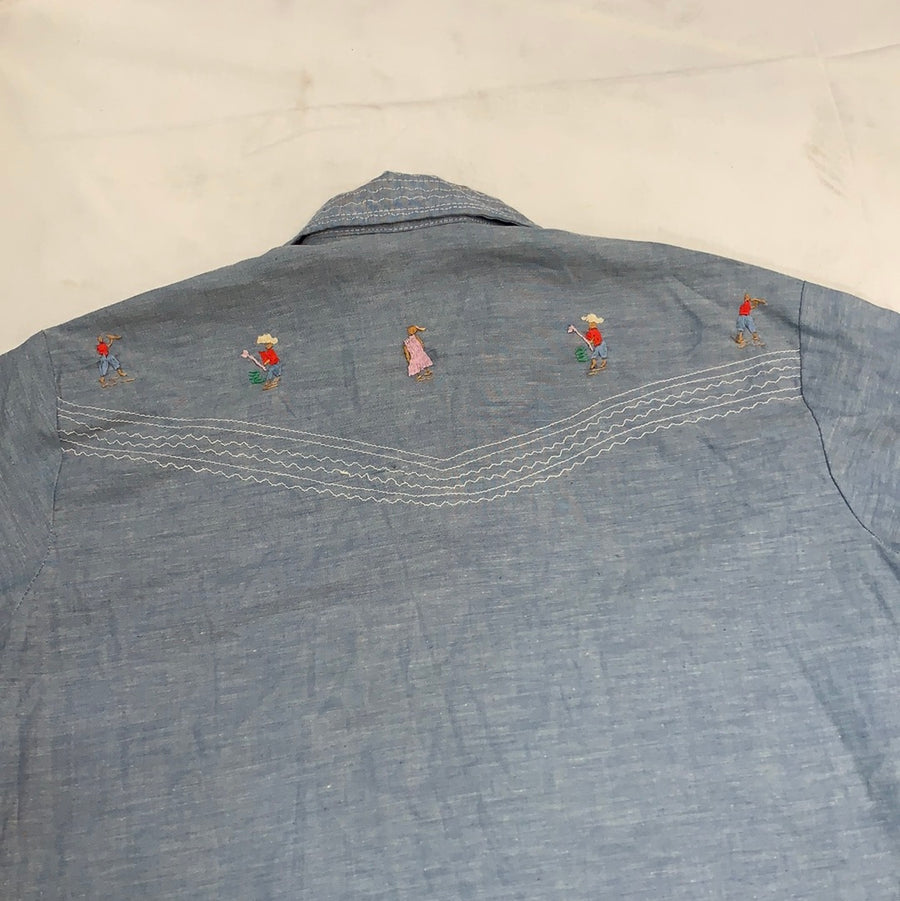 Vintage short sleeve button up shirt